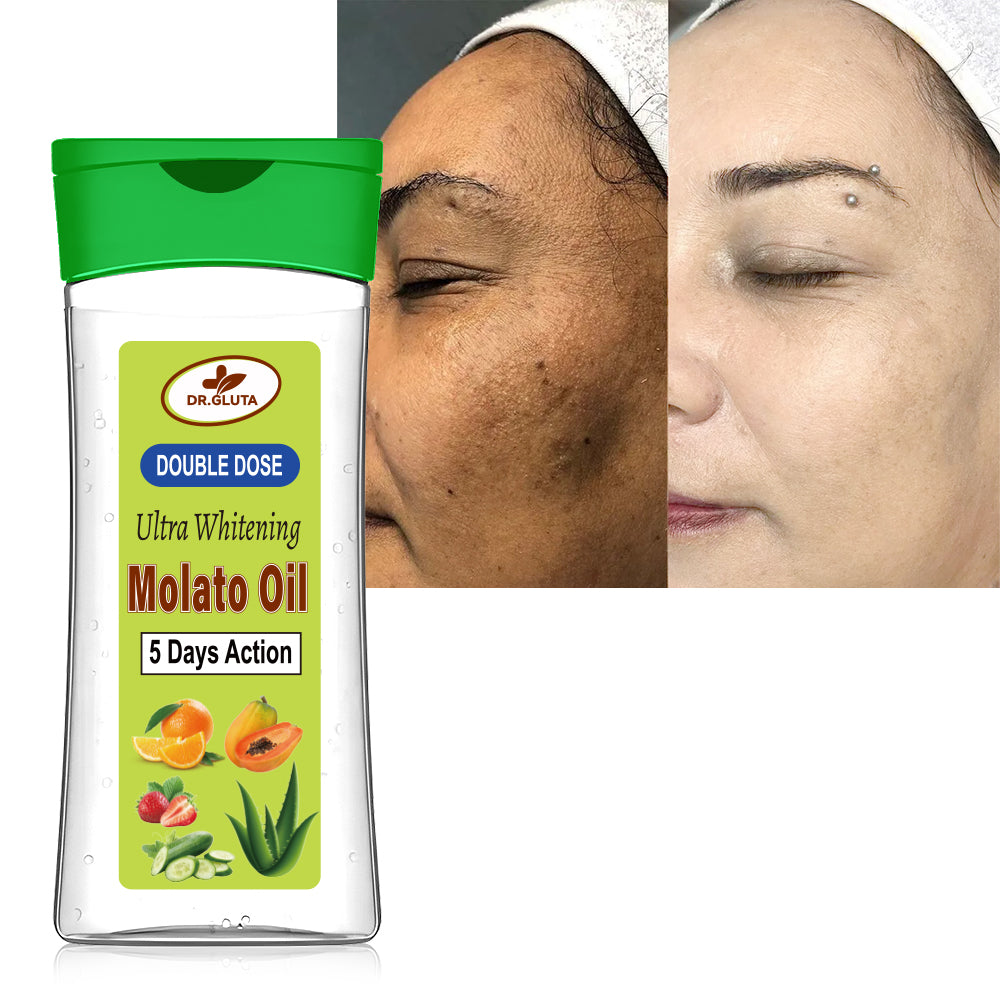 Molato Body Oil Double Dose Ultra Whitening Moisturizing Fruit Skin Care 200ml