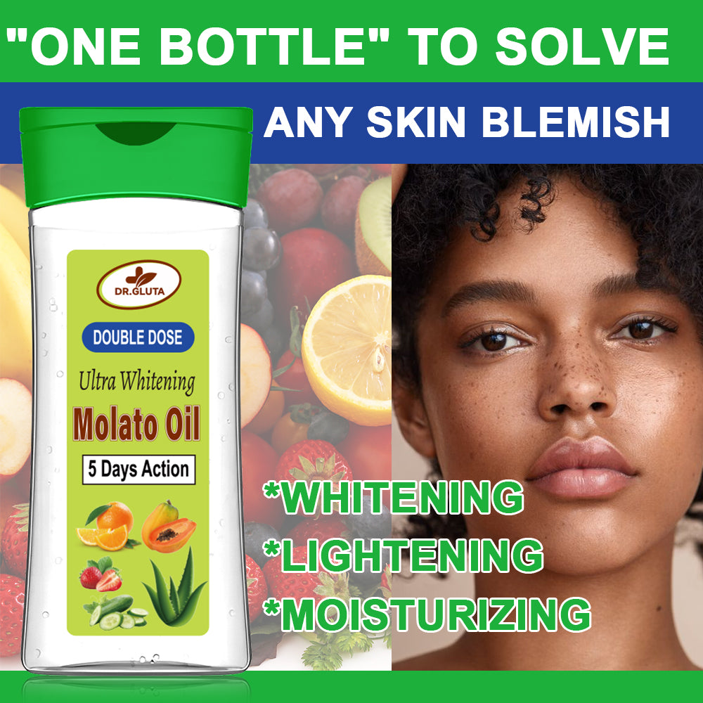 Molato Body Oil Double Dose Ultra Whitening Moisturizing Fruit Skin Care 200ml