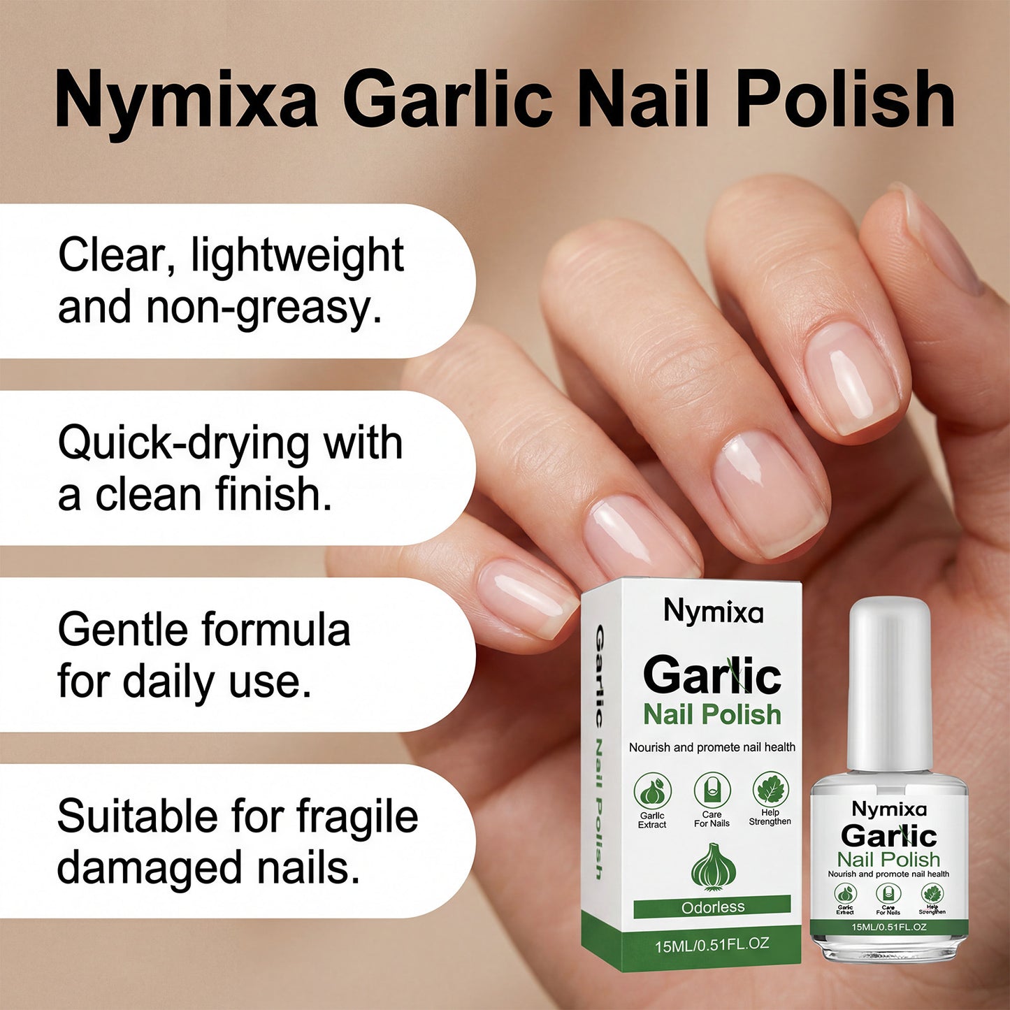 Nymixa Clear Nail Care Oil Moisturizing And Comforting